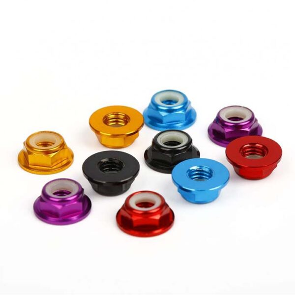 M5 Flanged Nylon Insert Lock Nuts