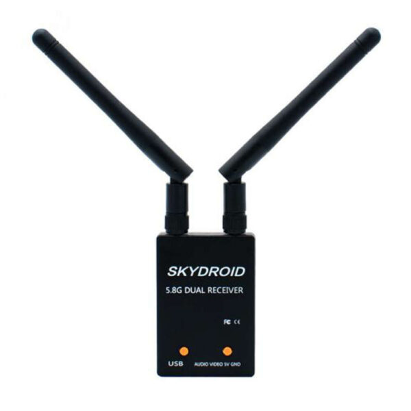 Skydroid UVC Dual Antenna control Receiver OTG 5.8G - BLACK
