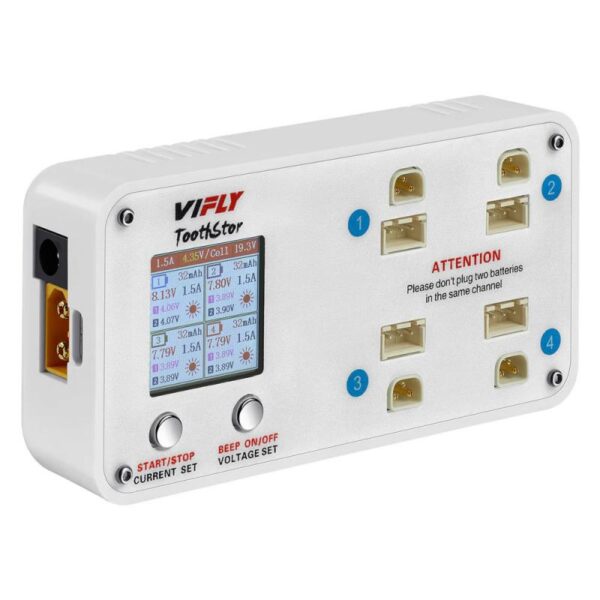 VIFLY TOOTHSTOR 4 PORT 2S Balance Charger